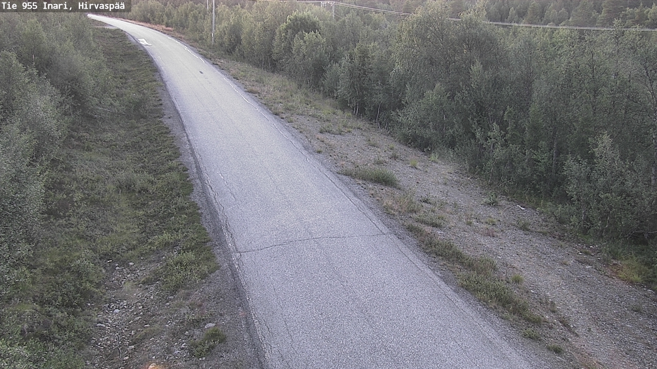 Weather Camera Image Väg 955 Enare, Hirvaspää, Inari, Lappi