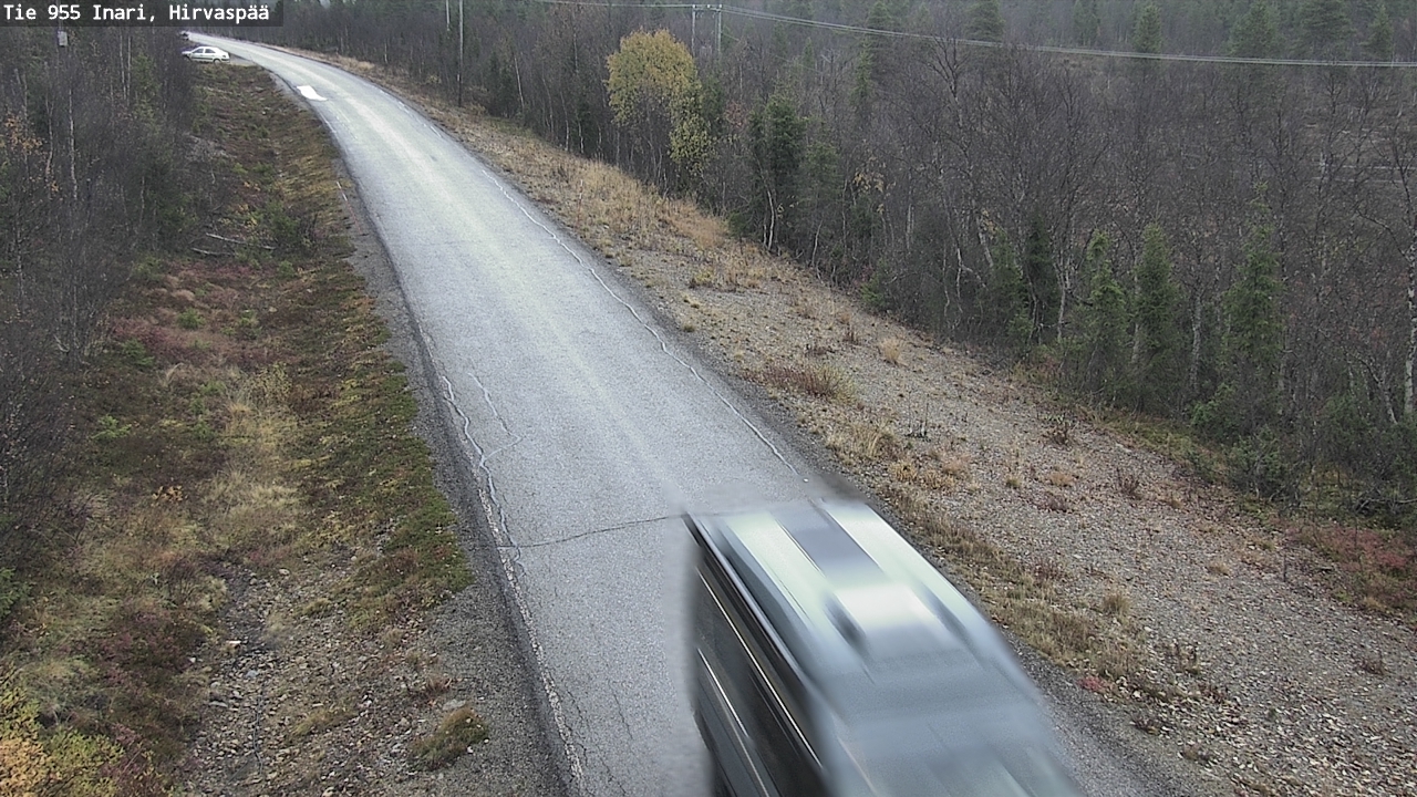 Kelikamerat Kuva Tie 955 Inari, Hirvaspää, Inari, Lappi