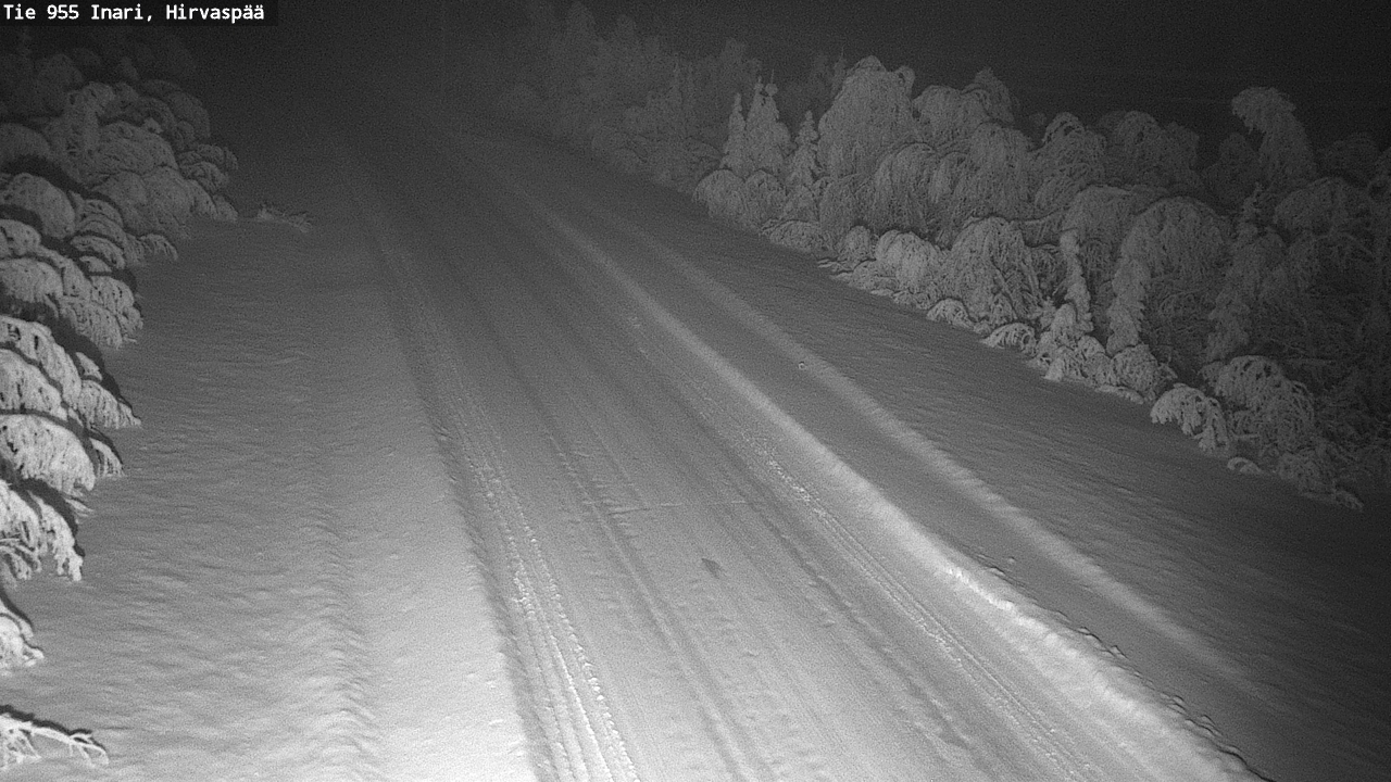 Kelikamerat Kuva Tie 955 Inari, Hirvaspää, Inari, Lappi