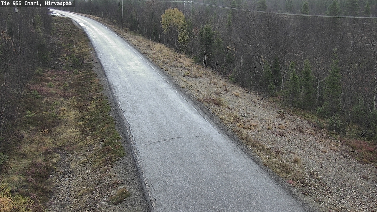 Kelikamerat Kuva Tie 955 Inari, Hirvaspää, Inari, Lappi
