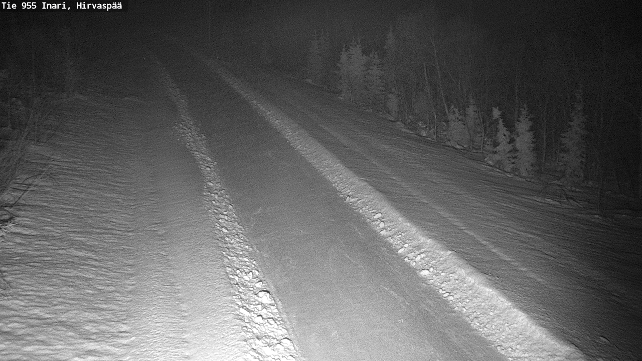 Kelikamerat Kuva Tie 955 Inari, Hirvaspää, Inari, Lappi