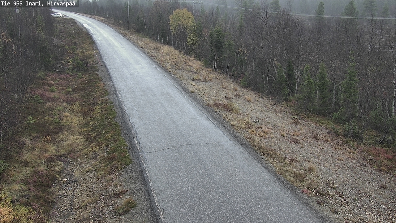 Kelikamerat Kuva Tie 955 Inari, Hirvaspää, Inari, Lappi