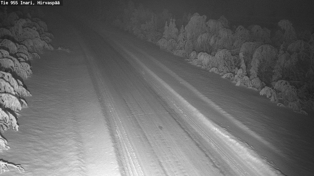 Kelikamerat Kuva Tie 955 Inari, Hirvaspää, Inari, Lappi