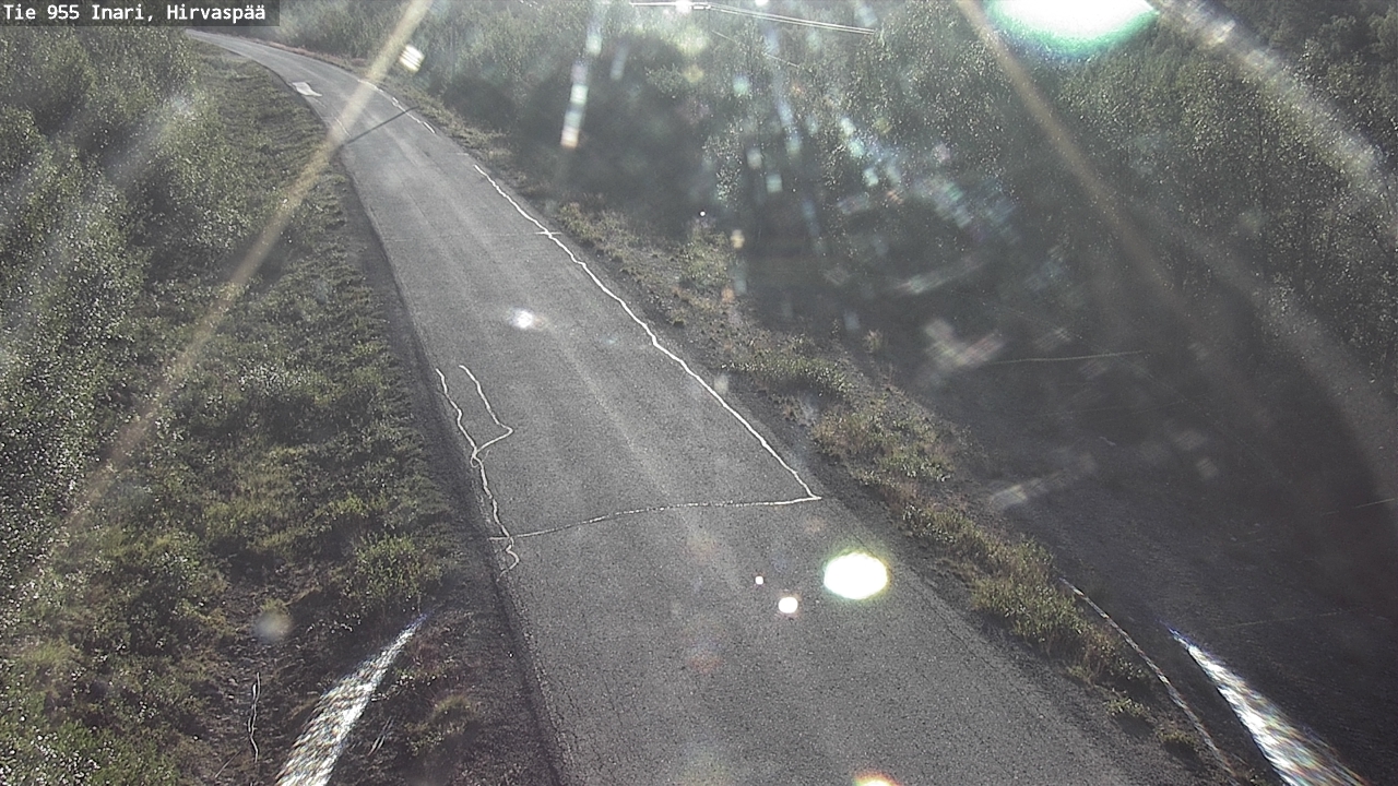 Weather Camera Image Road 955 Inari, Hirvaspää, Inari, Lappi