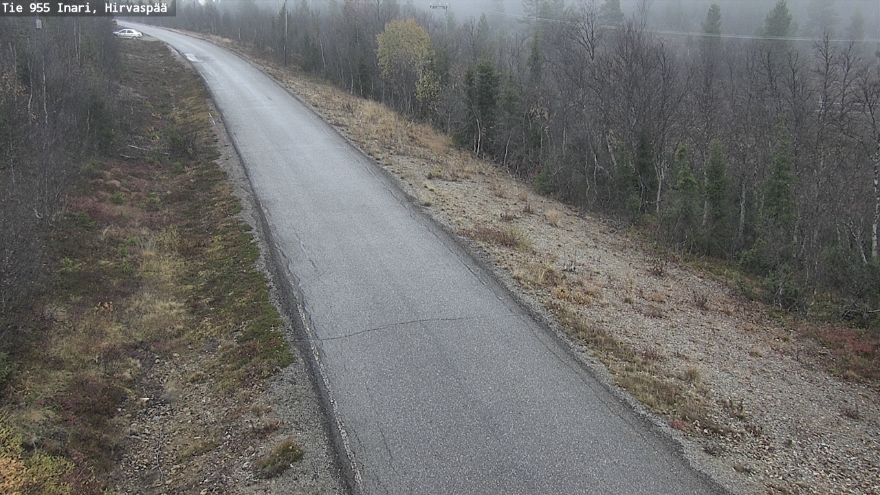 Kelikamerat Kuva Tie 955 Inari, Hirvaspää, Inari, Lappi