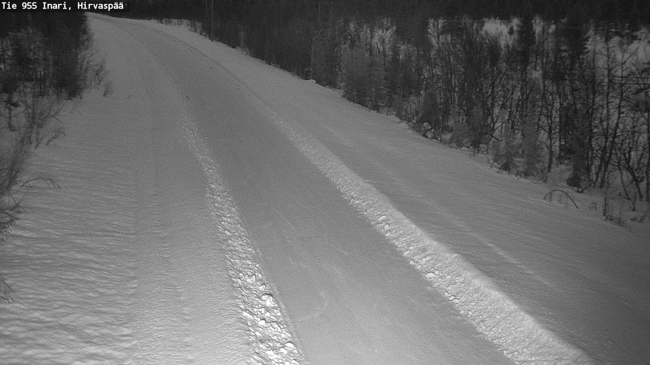 Kelikamerat Kuva Tie 955 Inari, Hirvaspää, Inari, Lappi