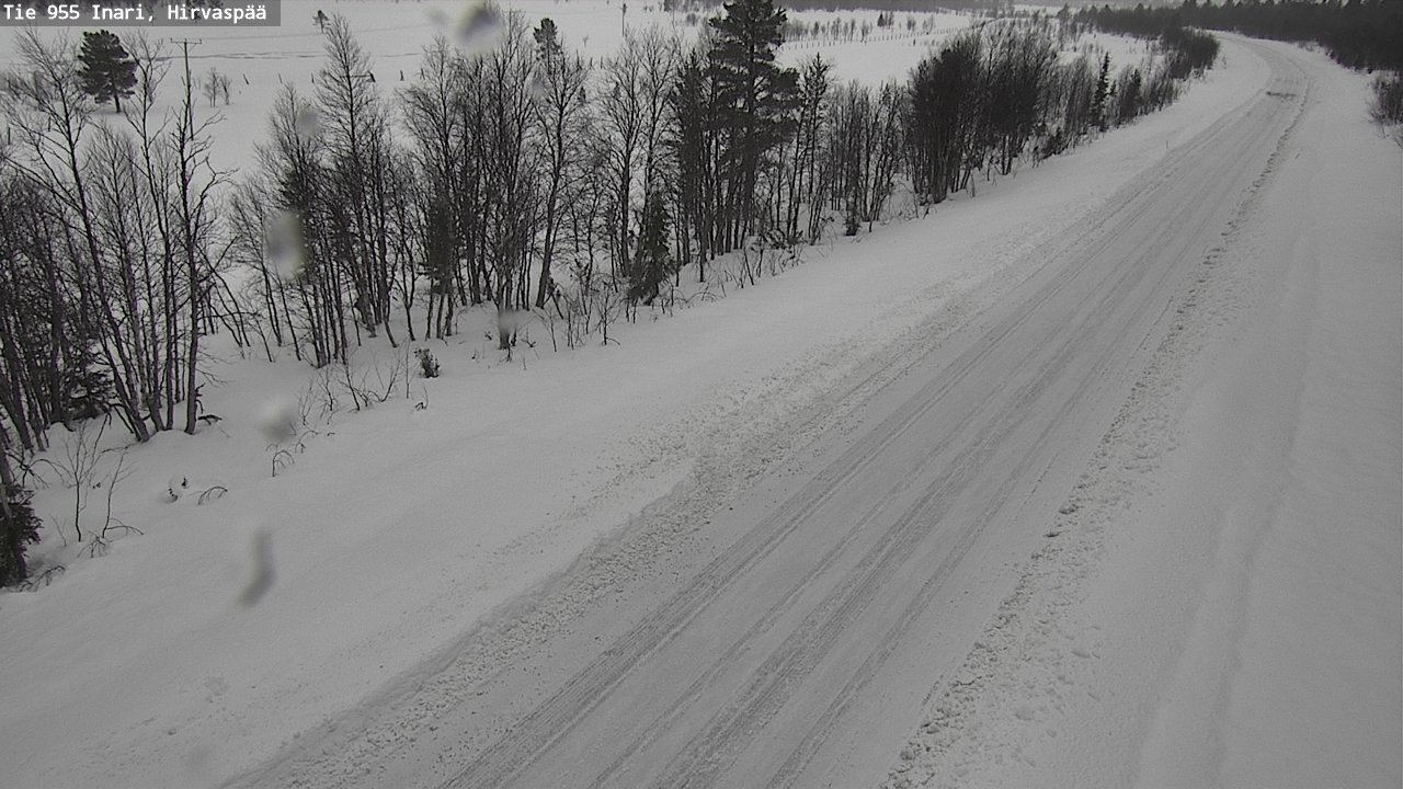 Kelikamerat Kuva Tie 955 Inari, Hirvaspää, Inari, Lappi