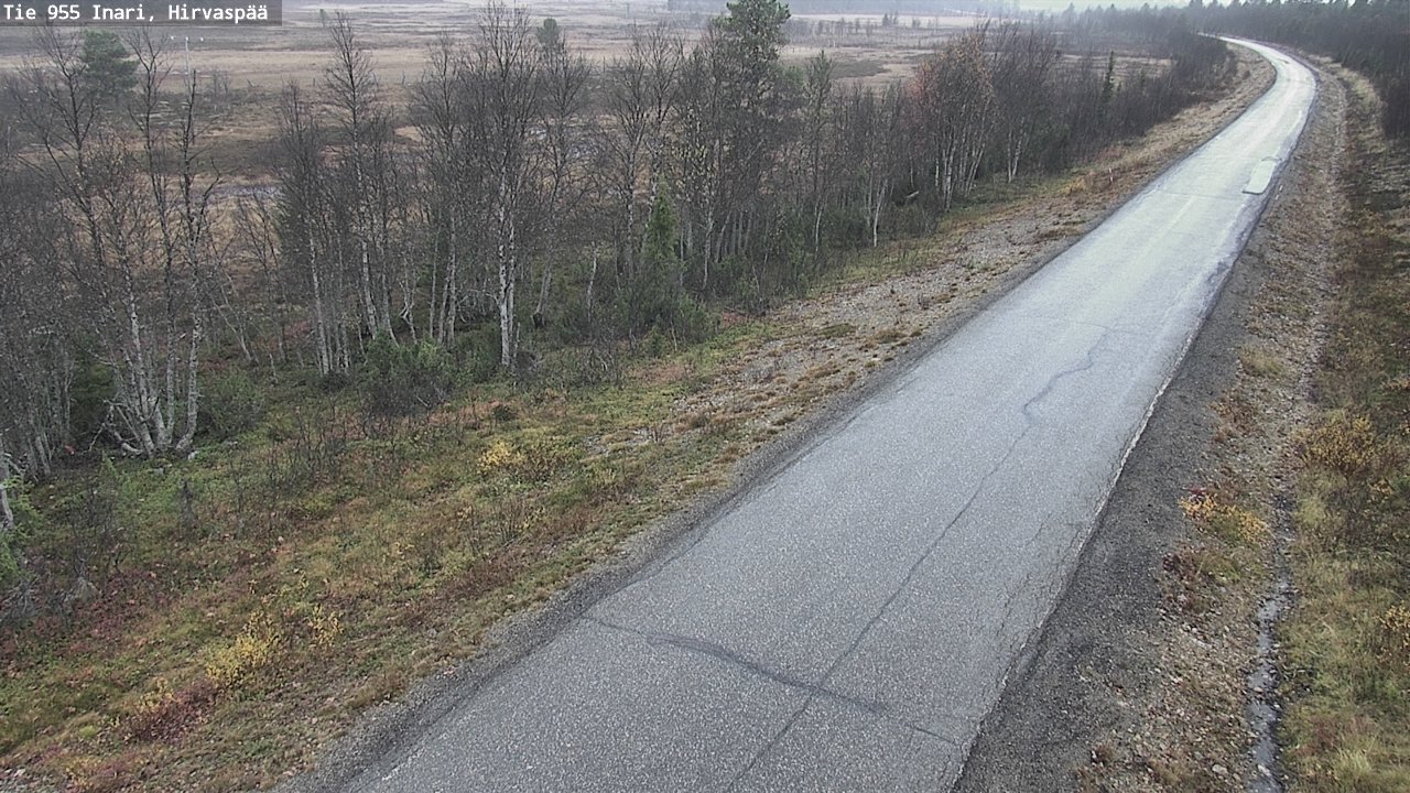 Kelikamerat Kuva Tie 955 Inari, Hirvaspää, Inari, Lappi