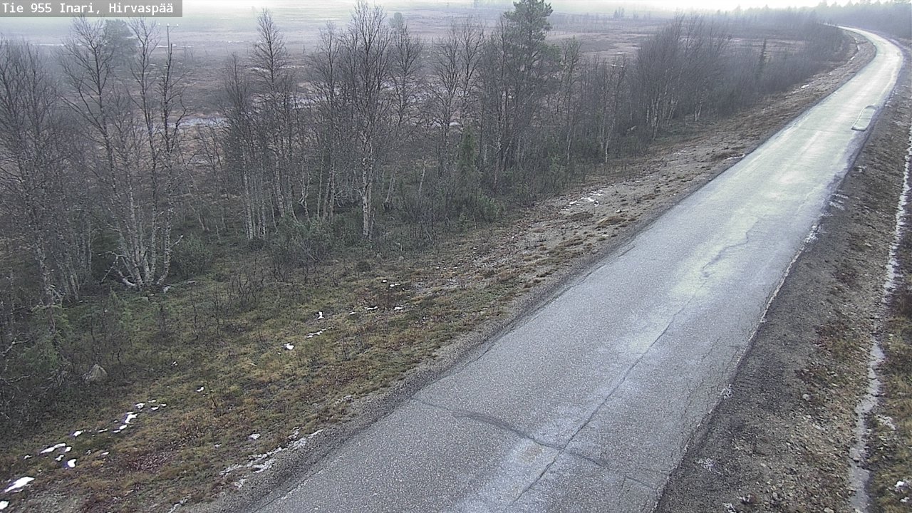 Kelikamerat Kuva Tie 955 Inari, Hirvaspää, Inari, Lappi