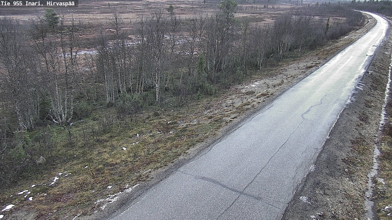 Kelikamerat Kuva Tie 955 Inari, Hirvaspää, Inari, Lappi