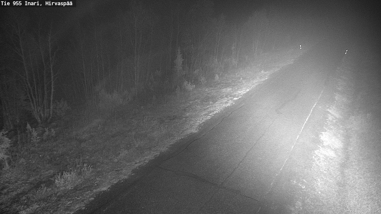 Kelikamerat Kuva Tie 955 Inari, Hirvaspää, Inari, Lappi