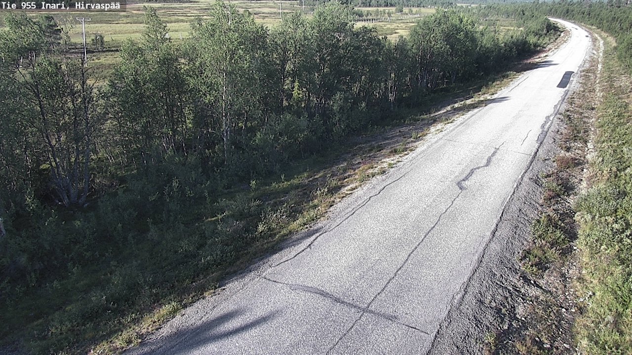 Weather Camera Image Väg 955 Enare, Hirvaspää, Inari, Lappi