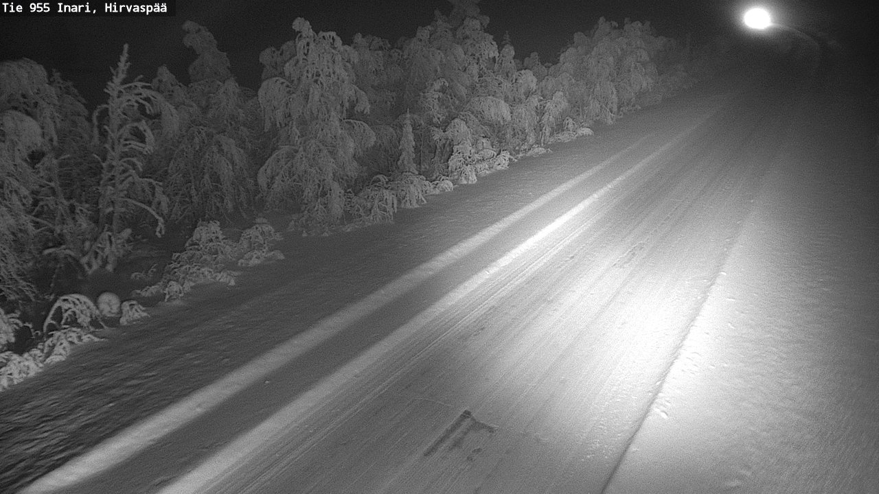 Kelikamerat Kuva Tie 955 Inari, Hirvaspää, Inari, Lappi