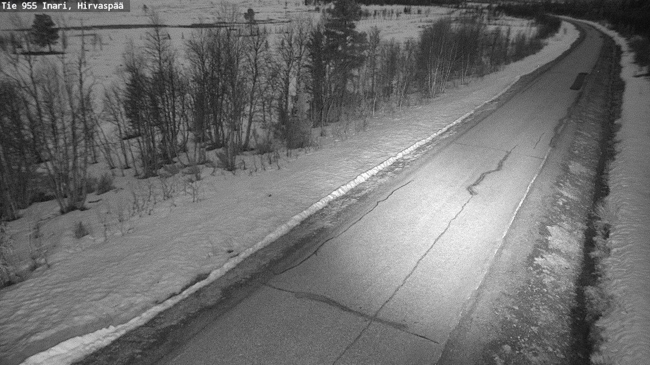 Kelikamerat Kuva Tie 955 Inari, Hirvaspää, Inari, Lappi