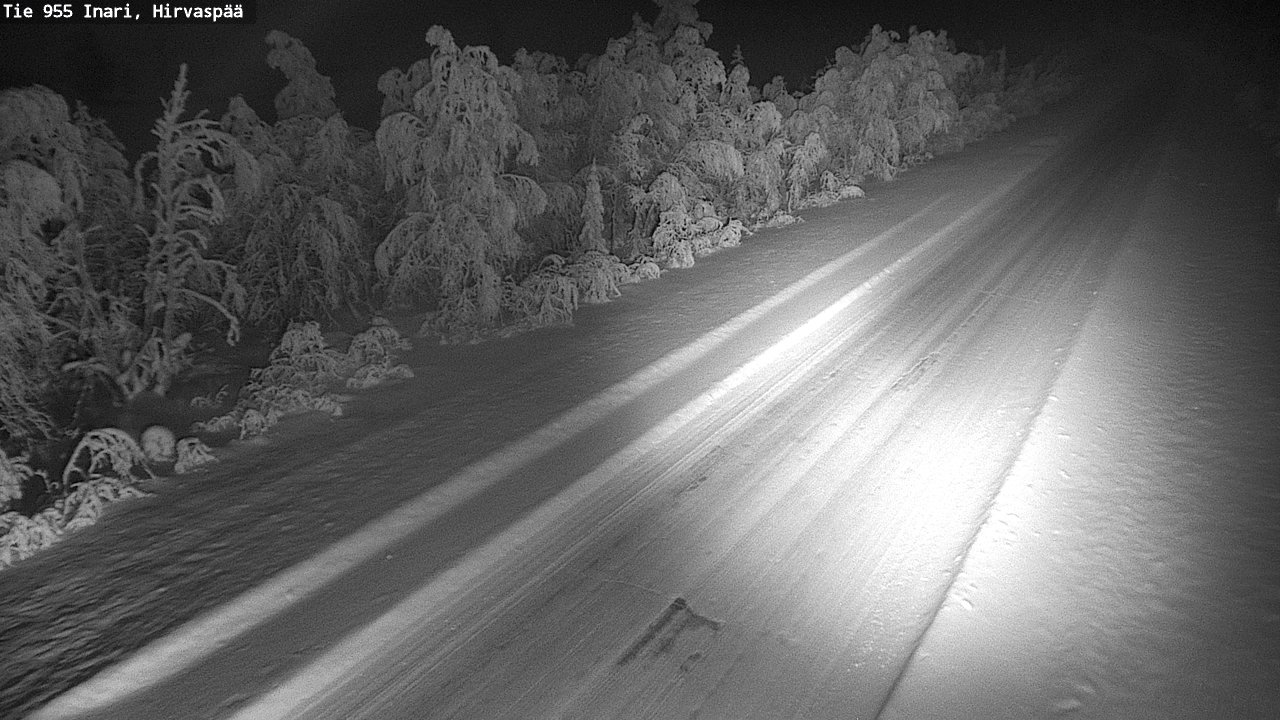 Kelikamerat Kuva Tie 955 Inari, Hirvaspää, Inari, Lappi