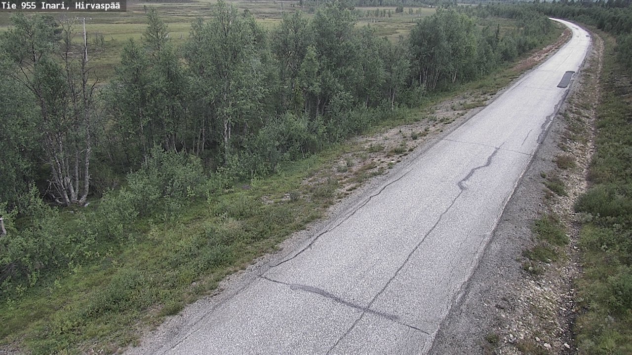 Kelikamerat Kuva Tie 955 Inari, Hirvaspää, Inari, Lappi