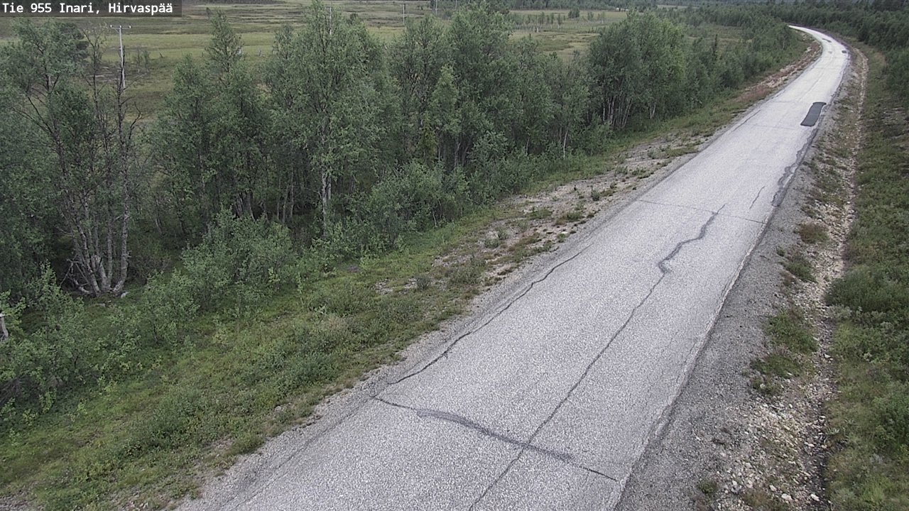 Kelikamerat Kuva Tie 955 Inari, Hirvaspää, Inari, Lappi