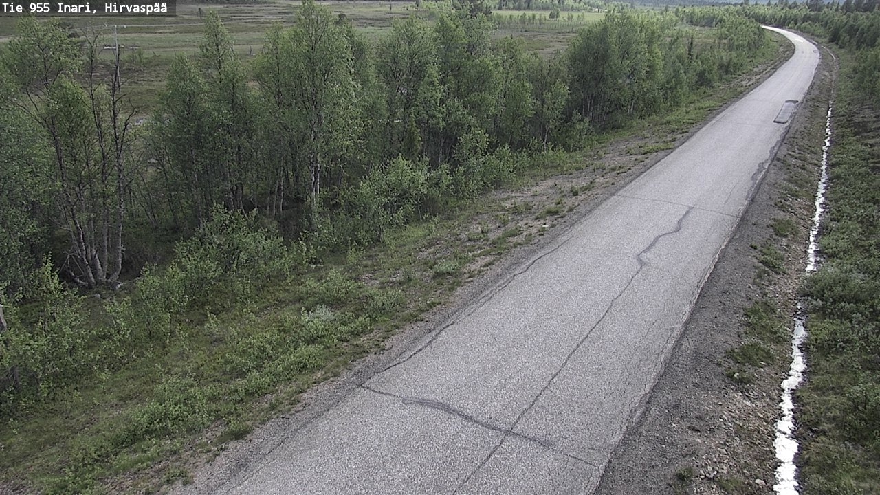 Kelikamerat Kuva Tie 955 Inari, Hirvaspää, Inari, Lappi