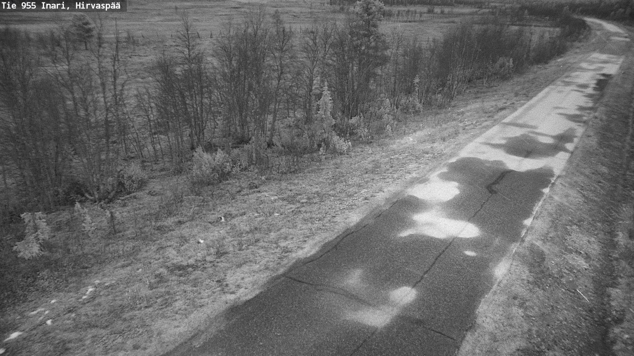 Kelikamerat Kuva Tie 955 Inari, Hirvaspää, Inari, Lappi
