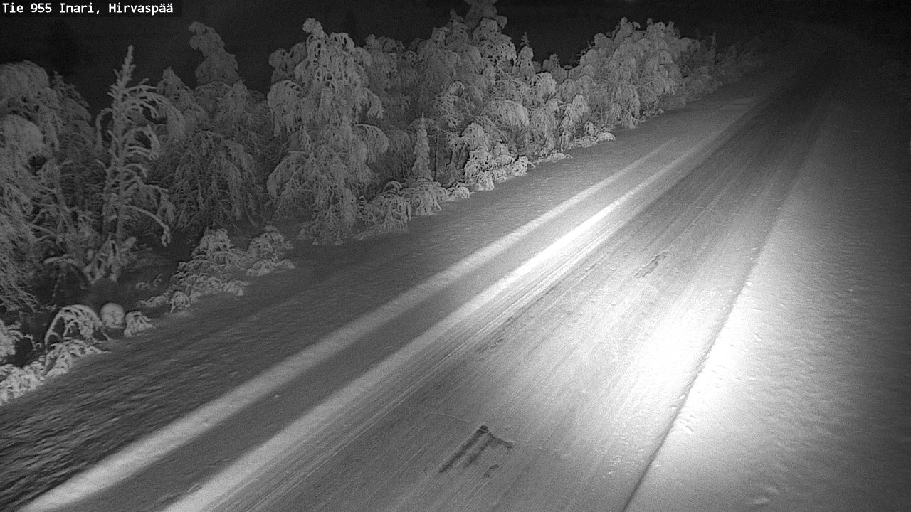 Kelikamerat Kuva Tie 955 Inari, Hirvaspää, Inari, Lappi