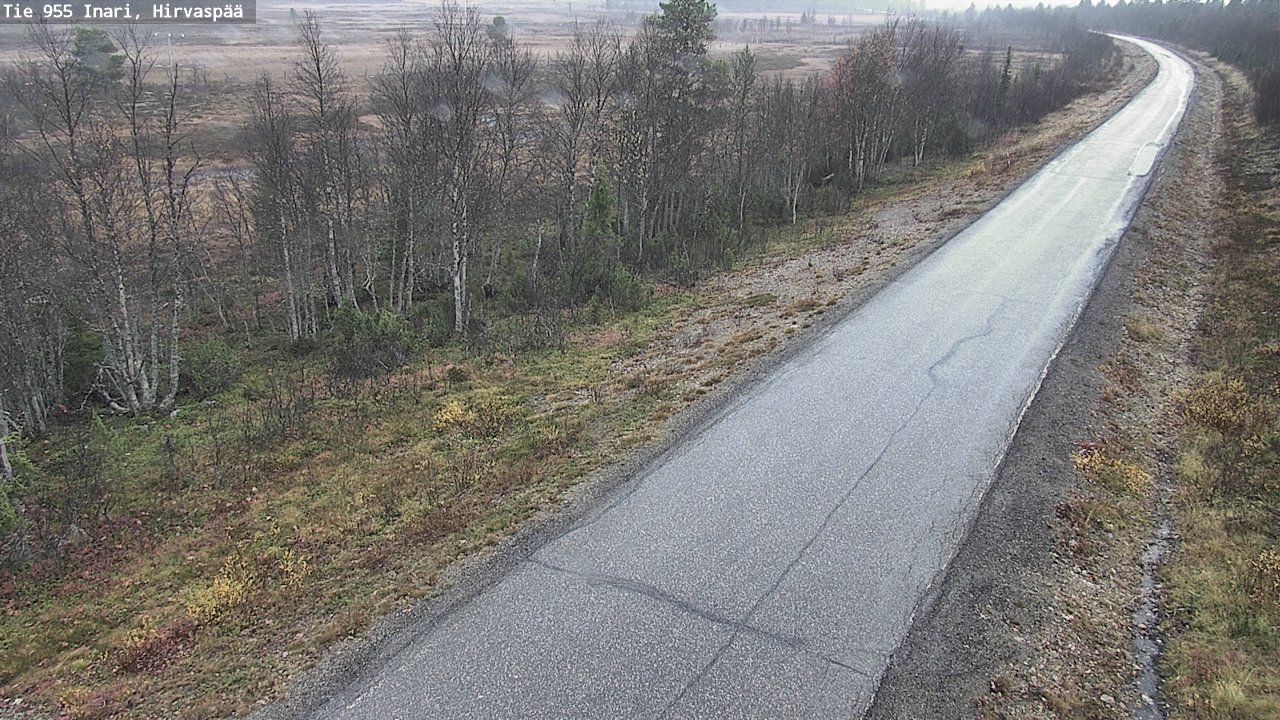Kelikamerat Kuva Tie 955 Inari, Hirvaspää, Inari, Lappi