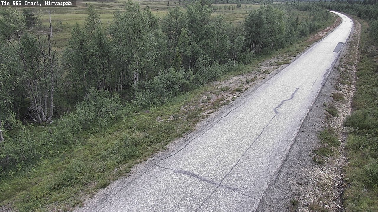 Kelikamerat Kuva Tie 955 Inari, Hirvaspää, Inari, Lappi