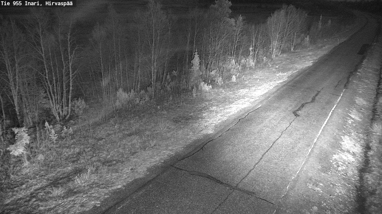 Kelikamerat Kuva Tie 955 Inari, Hirvaspää, Inari, Lappi