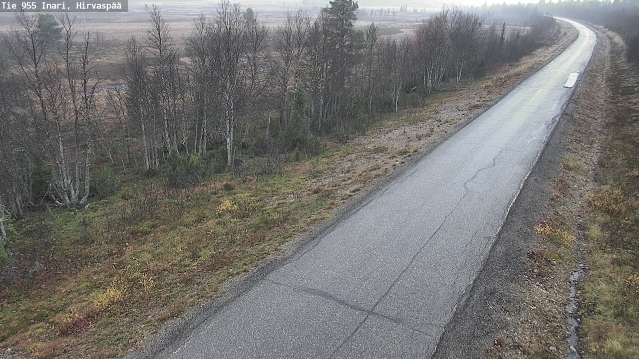 Kelikamerat Kuva Tie 955 Inari, Hirvaspää, Inari, Lappi
