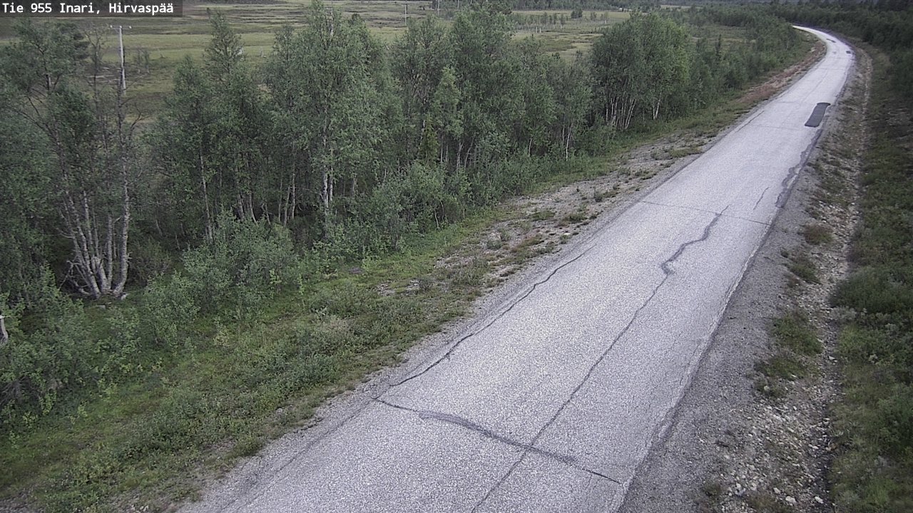 Kelikamerat Kuva Tie 955 Inari, Hirvaspää, Inari, Lappi