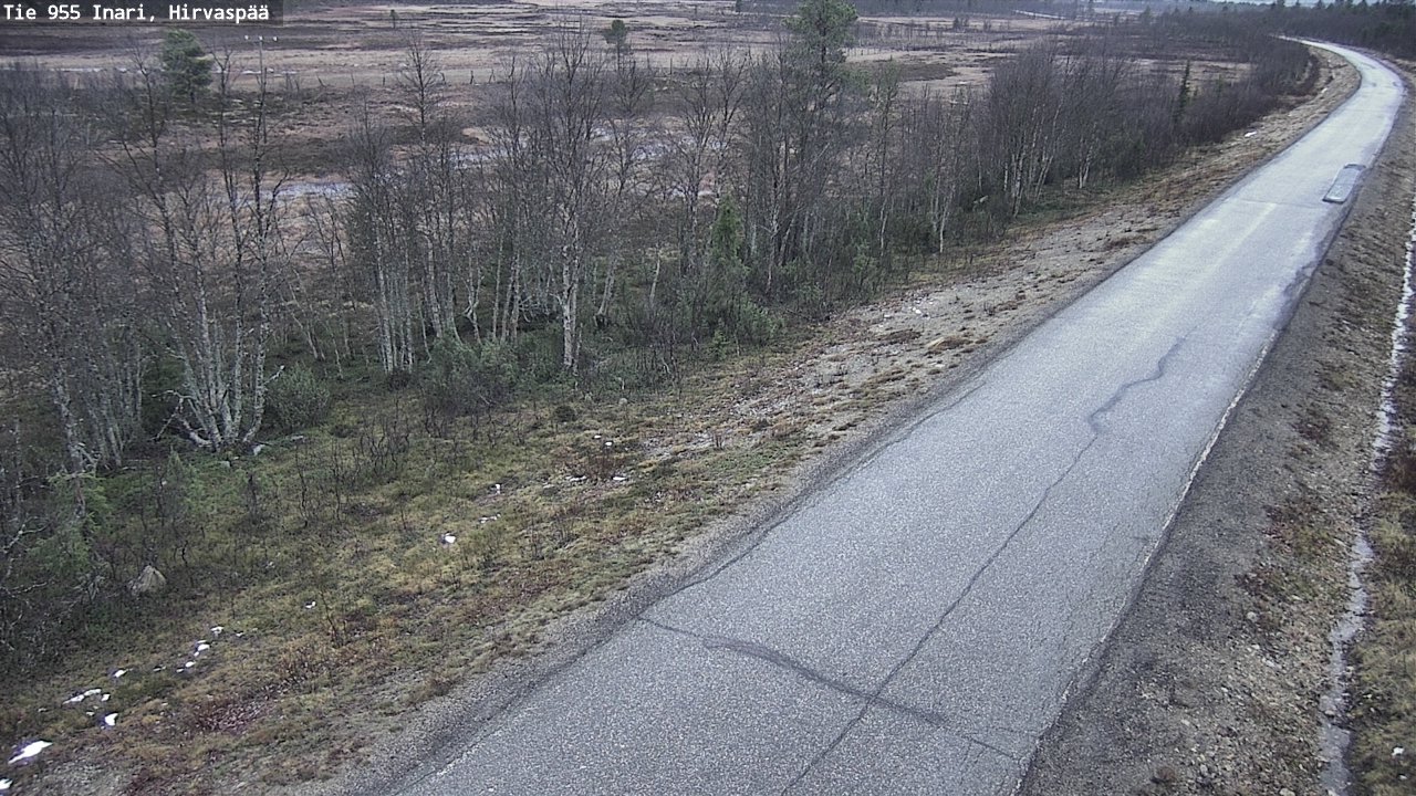 Kelikamerat Kuva Tie 955 Inari, Hirvaspää, Inari, Lappi