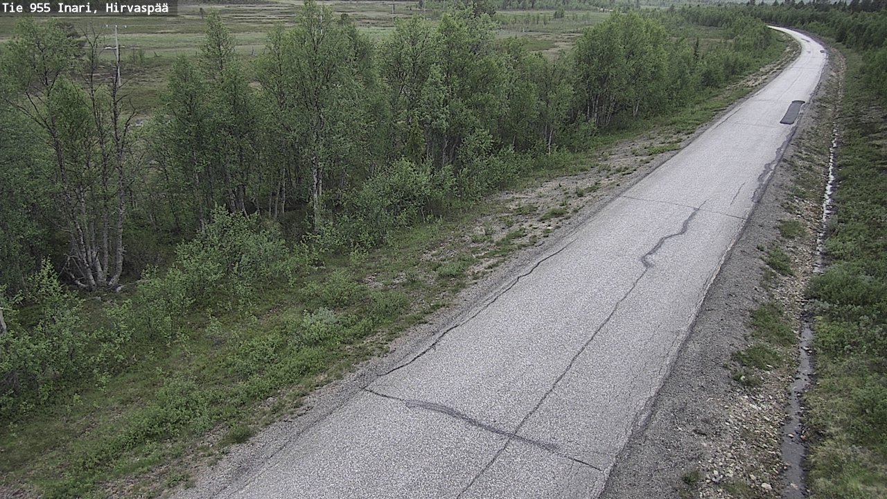 Kelikamerat Kuva Tie 955 Inari, Hirvaspää, Inari, Lappi