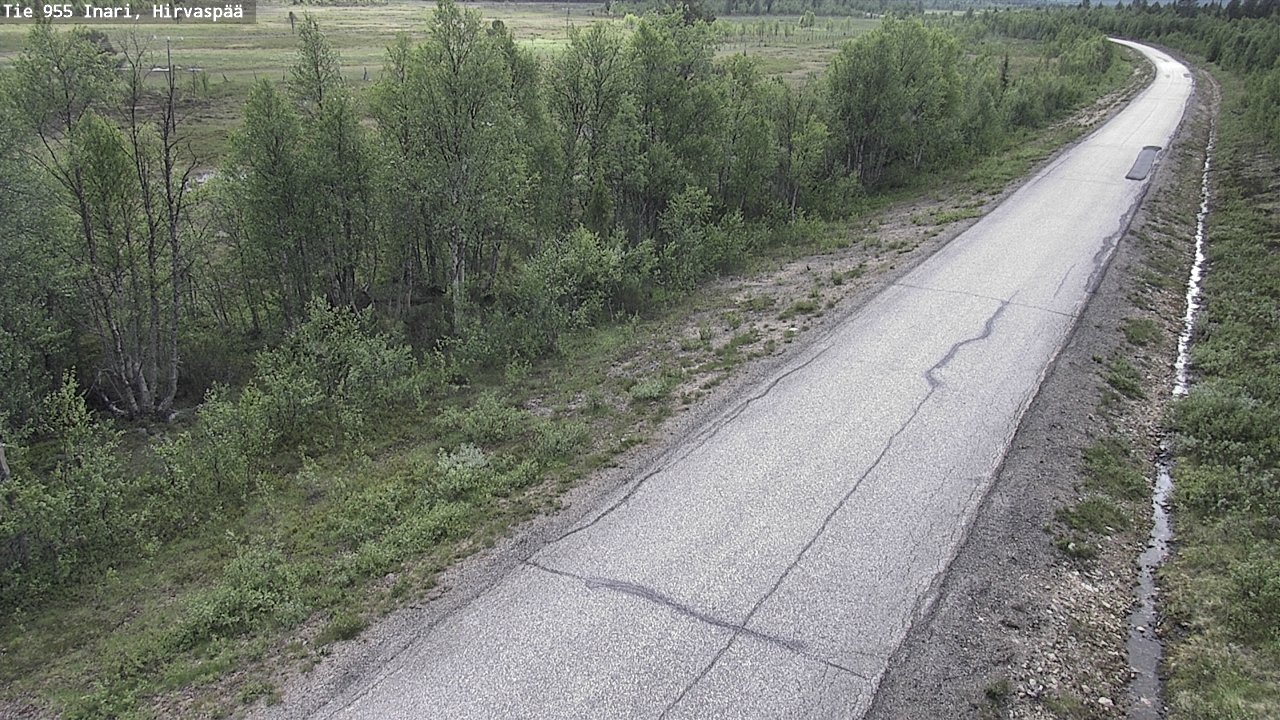 Kelikamerat Kuva Tie 955 Inari, Hirvaspää, Inari, Lappi