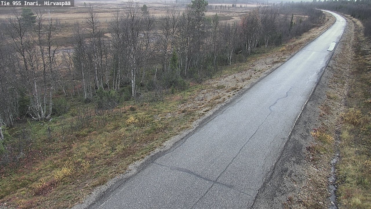 Kelikamerat Kuva Tie 955 Inari, Hirvaspää, Inari, Lappi