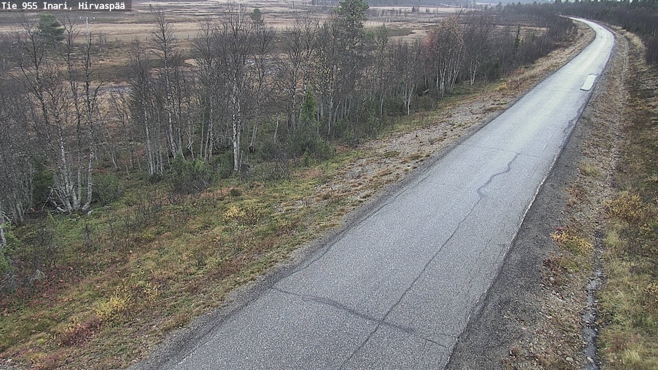 Kelikamerat Kuva Tie 955 Inari, Hirvaspää, Inari, Lappi