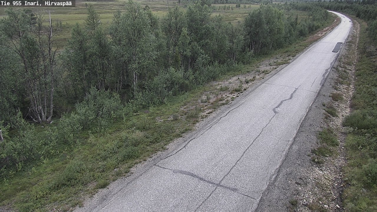 Kelikamerat Kuva Tie 955 Inari, Hirvaspää, Inari, Lappi