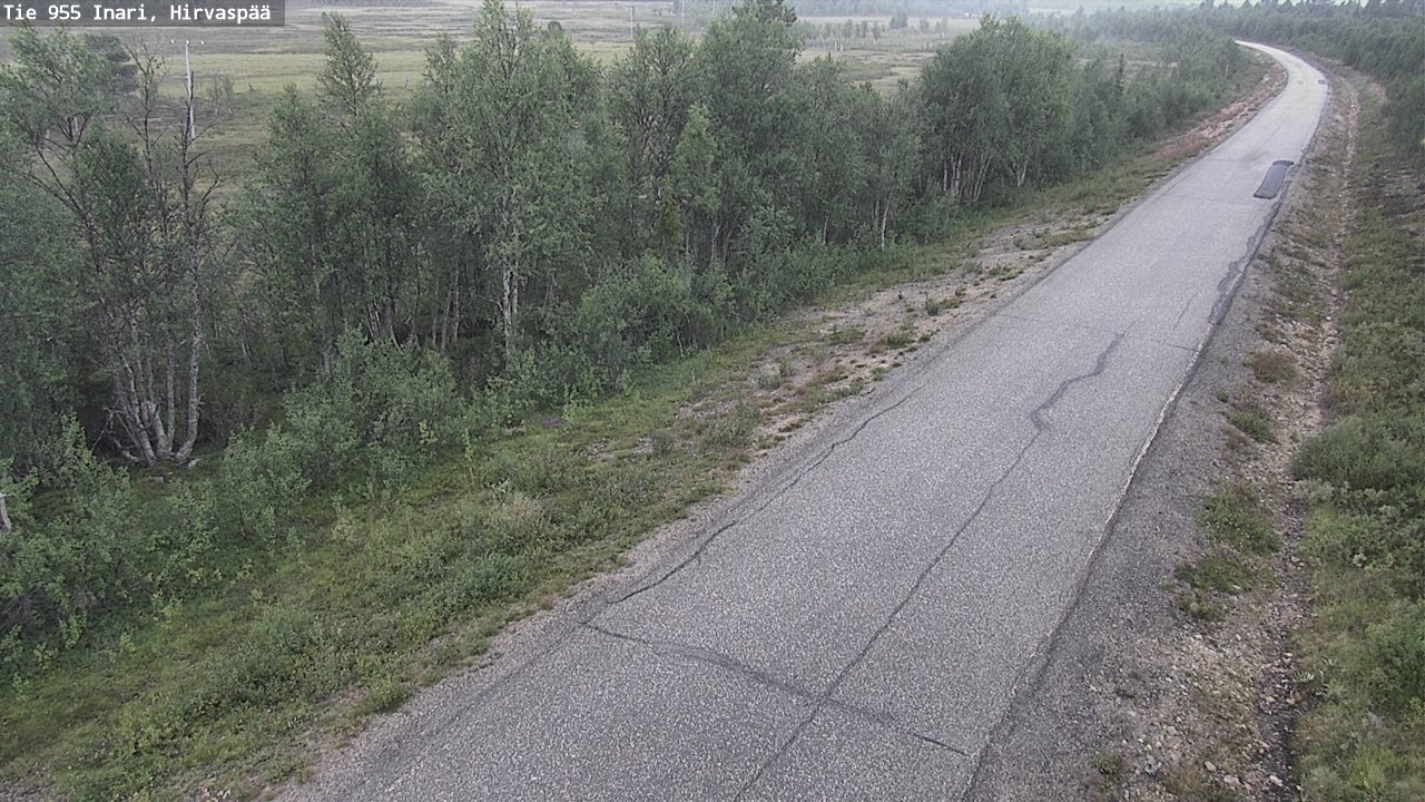 Weather Camera Image Väg 955 Enare, Hirvaspää, Inari, Lappi