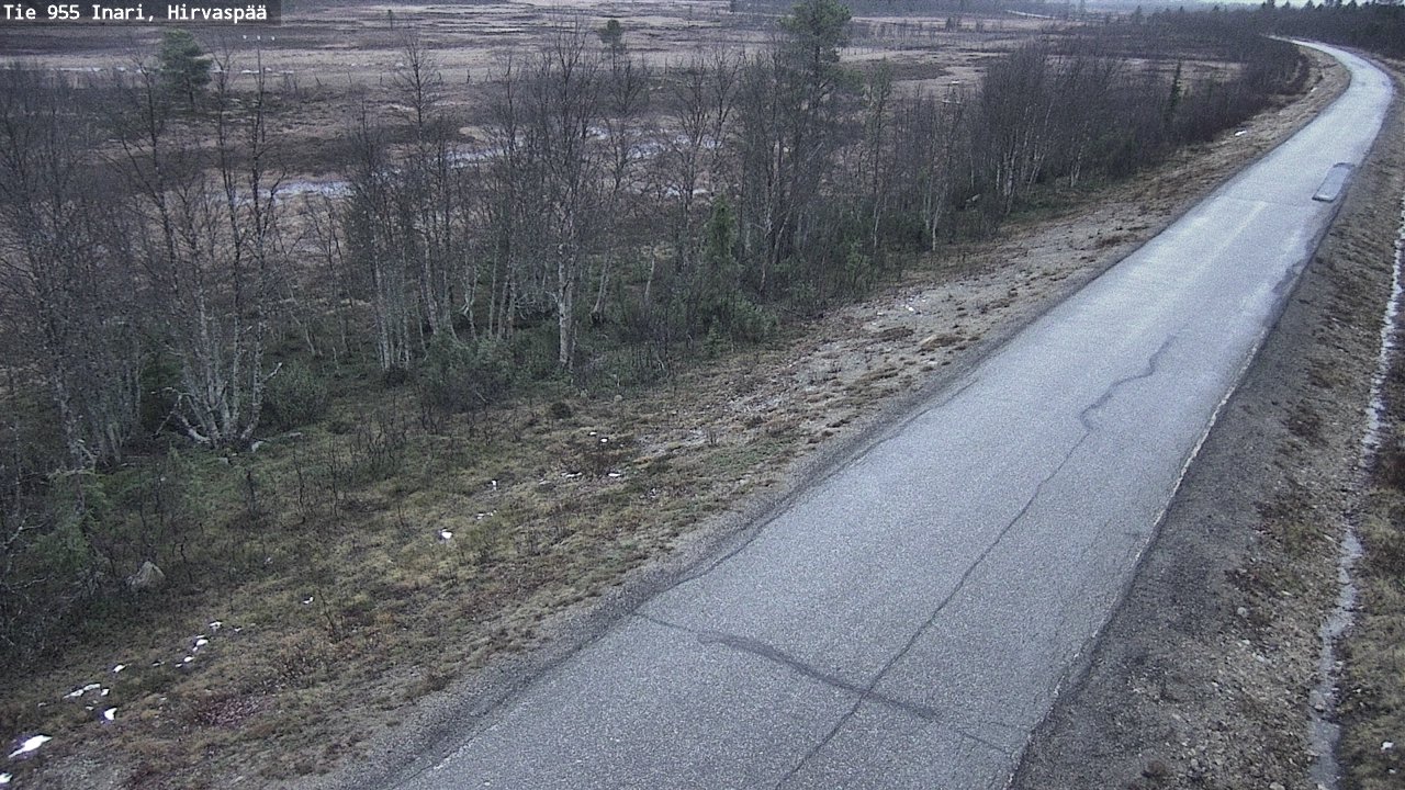 Kelikamerat Kuva Tie 955 Inari, Hirvaspää, Inari, Lappi