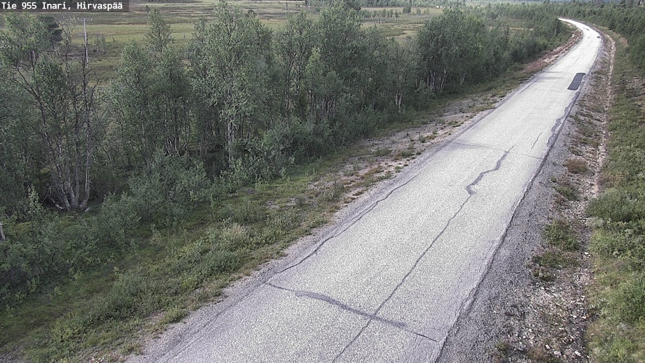 Weather Camera Image Road 955 Inari, Hirvaspää, Inari, Lappi
