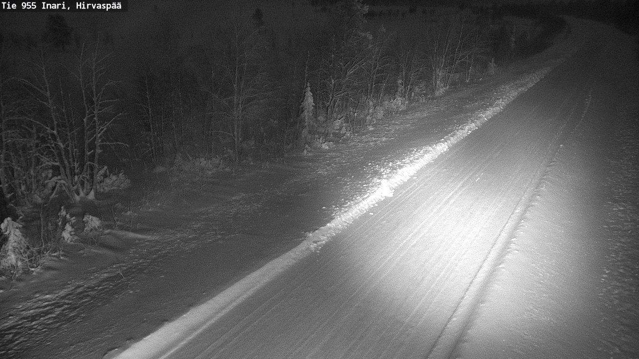 Kelikamerat Kuva Tie 955 Inari, Hirvaspää, Inari, Lappi