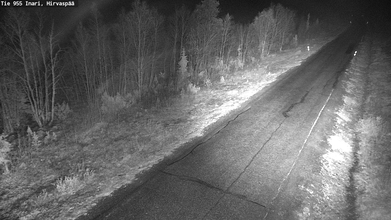 Kelikamerat Kuva Tie 955 Inari, Hirvaspää, Inari, Lappi