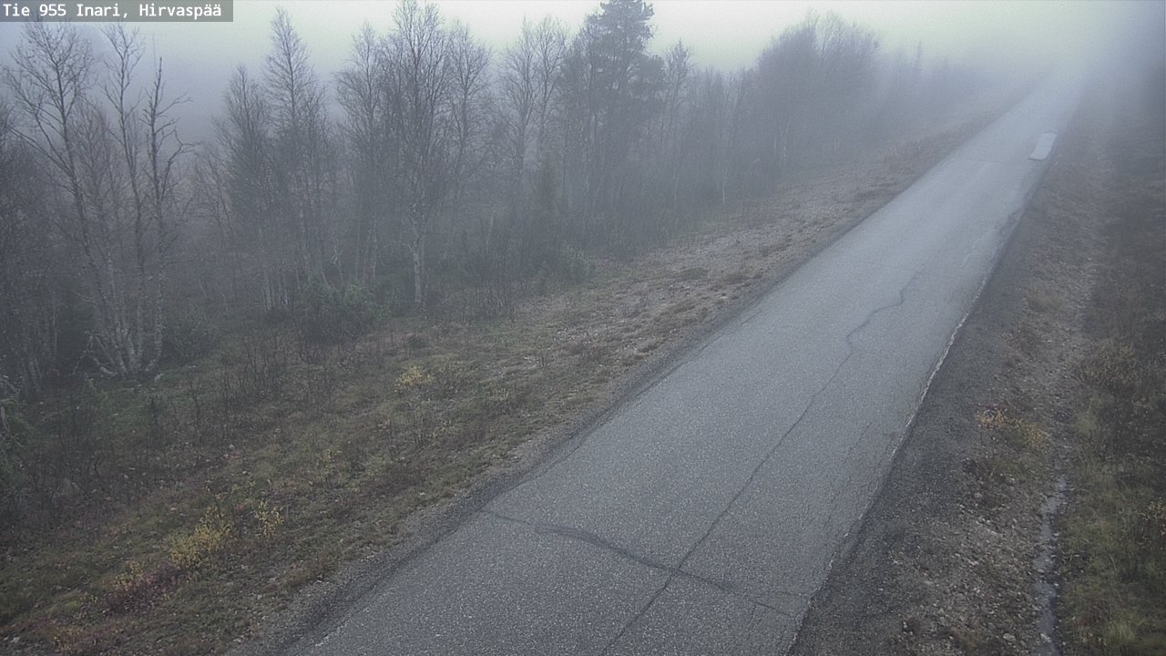 Kelikamerat Kuva Tie 955 Inari, Hirvaspää, Inari, Lappi