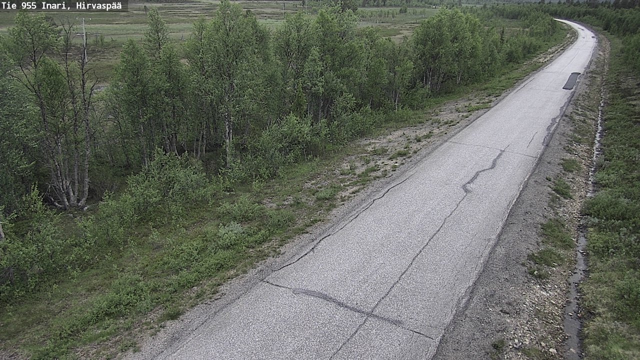 Kelikamerat Kuva Tie 955 Inari, Hirvaspää, Inari, Lappi