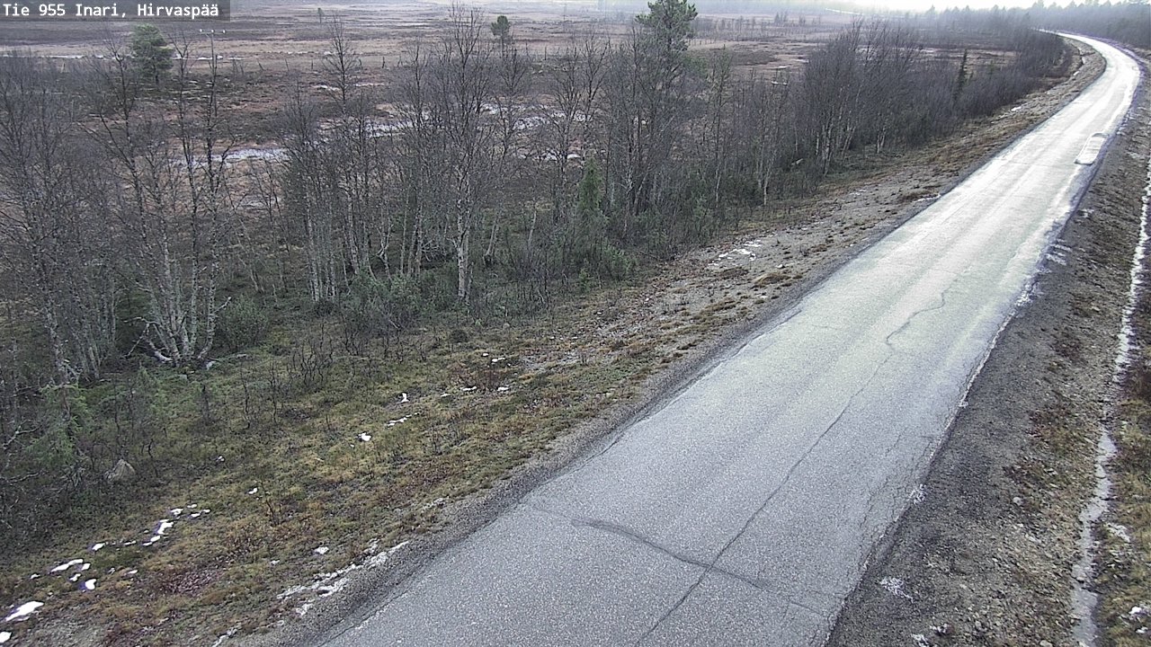 Kelikamerat Kuva Tie 955 Inari, Hirvaspää, Inari, Lappi