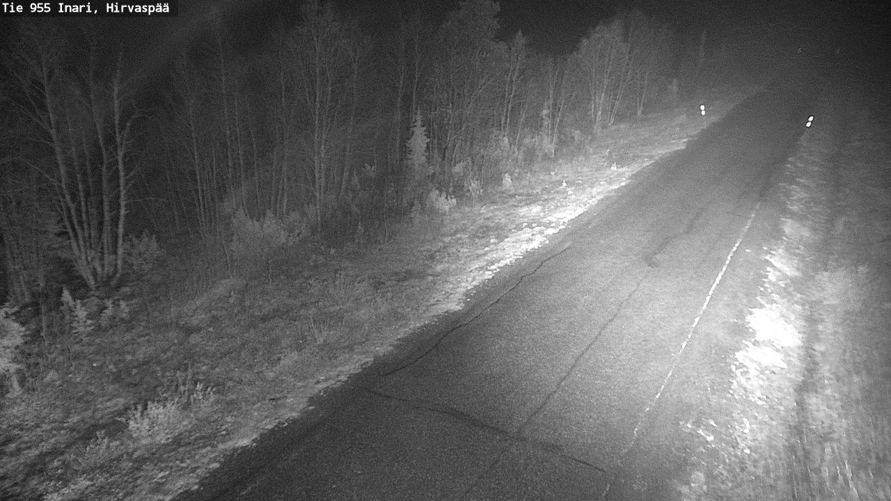 Kelikamerat Kuva Tie 955 Inari, Hirvaspää, Inari, Lappi