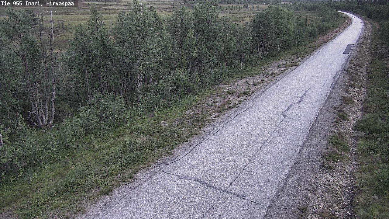 Kelikamerat Kuva Tie 955 Inari, Hirvaspää, Inari, Lappi