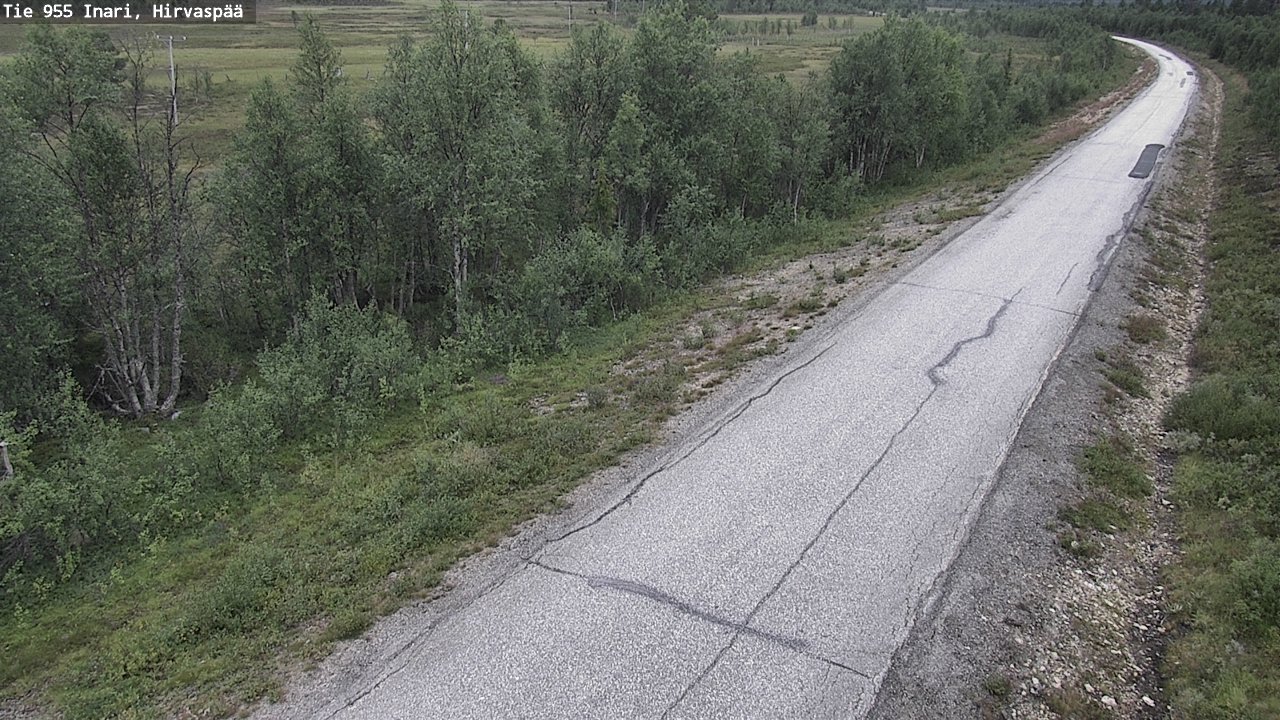 Kelikamerat Kuva Tie 955 Inari, Hirvaspää, Inari, Lappi