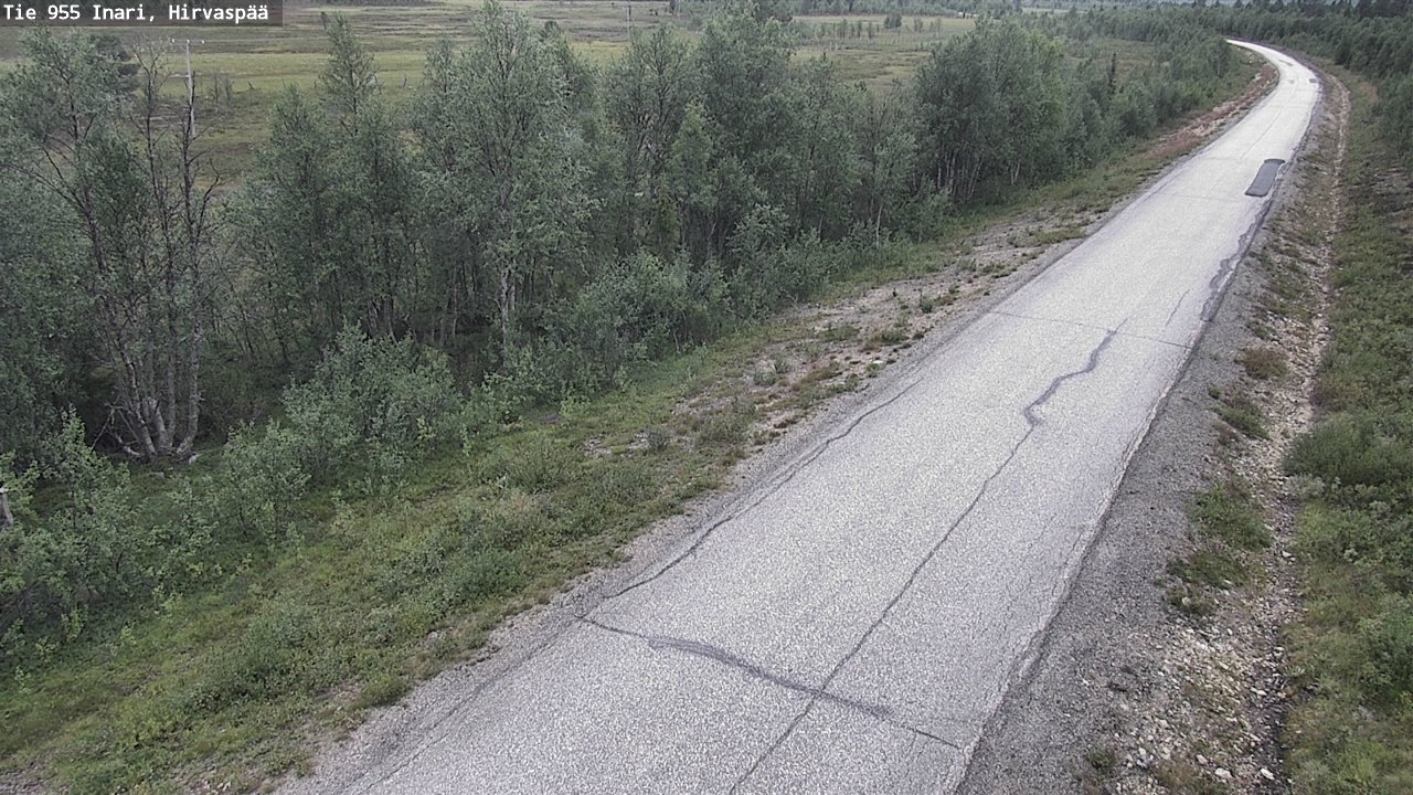 Kelikamerat Kuva Tie 955 Inari, Hirvaspää, Inari, Lappi
