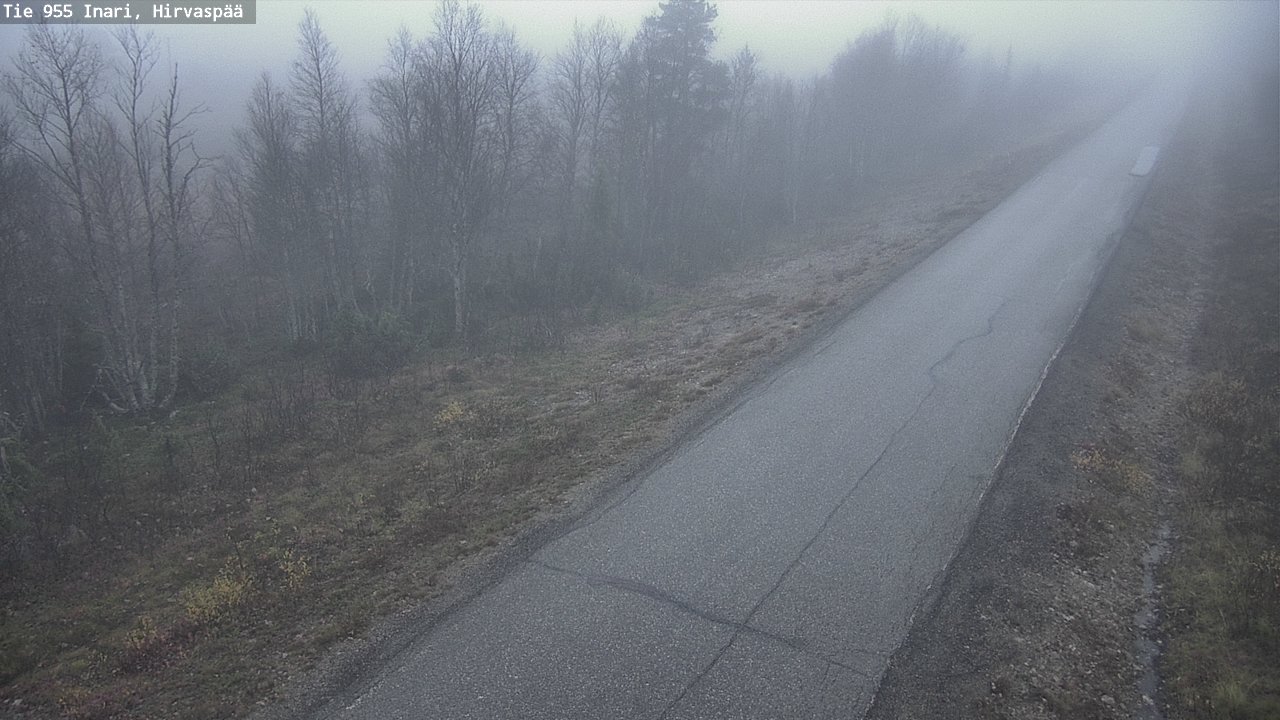 Kelikamerat Kuva Tie 955 Inari, Hirvaspää, Inari, Lappi