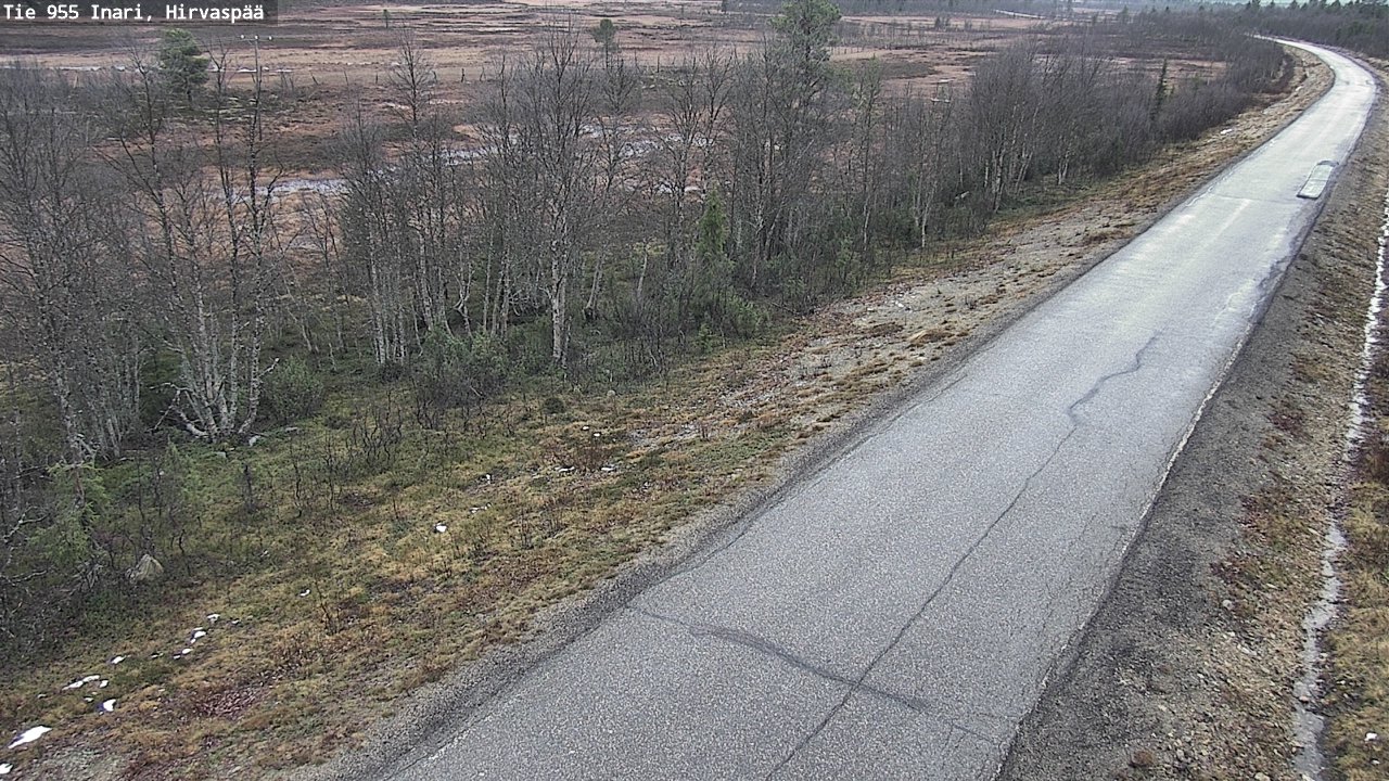 Kelikamerat Kuva Tie 955 Inari, Hirvaspää, Inari, Lappi