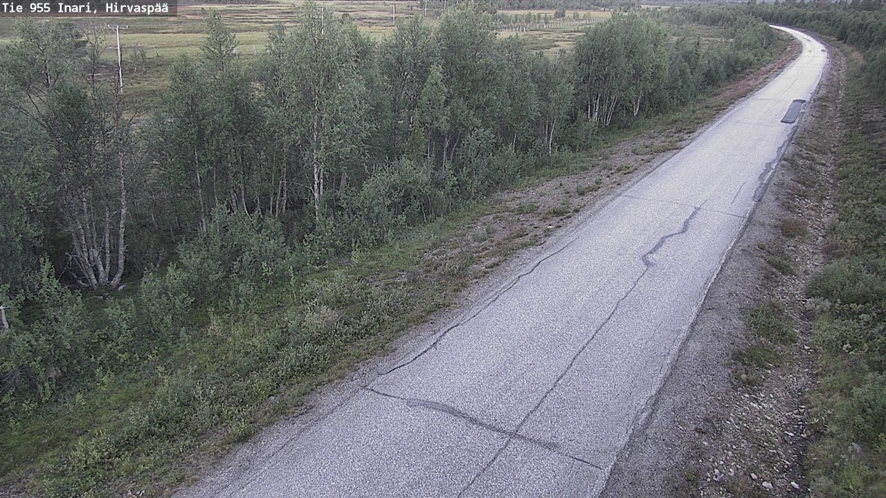 Kelikamerat Kuva Tie 955 Inari, Hirvaspää, Inari, Lappi